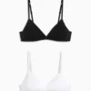 Multipack of 2 - non-wired bra - padded white