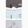 Multipack of 3 - boxer shorts blue / gray