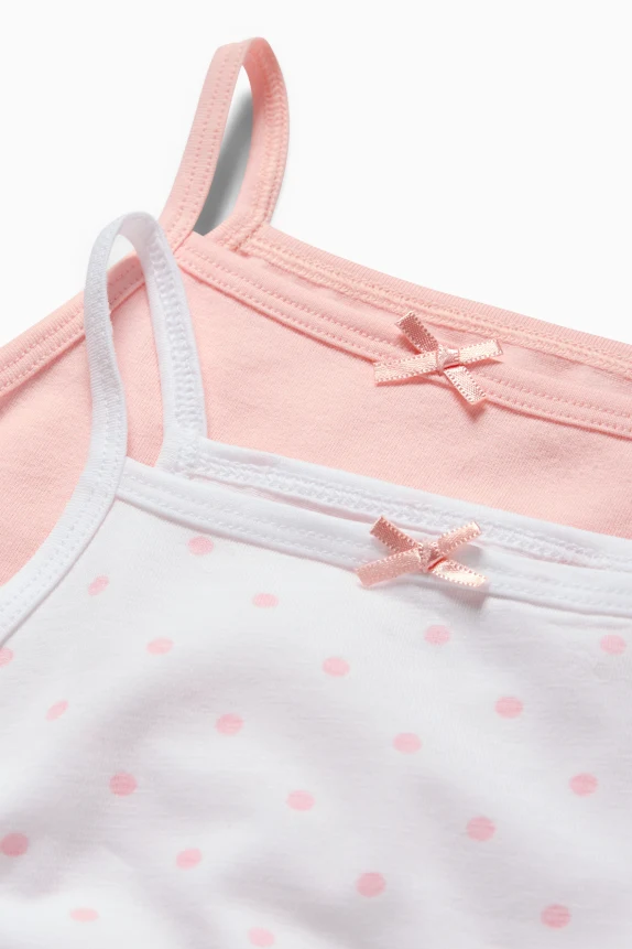 Multipack of 2 - vest white / rose