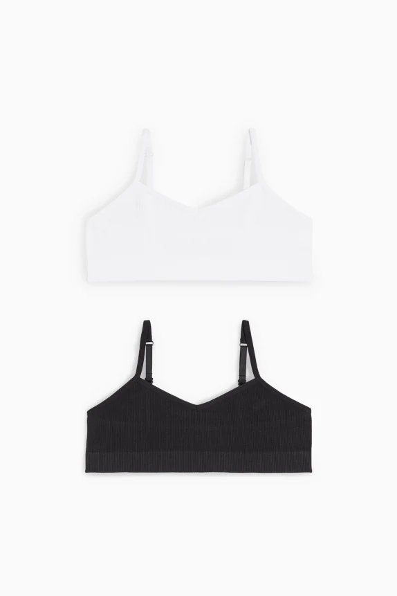 Multipack of 2 - bralette black