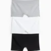 Multipack of 3 - boxer shorts - ribbed black / gray