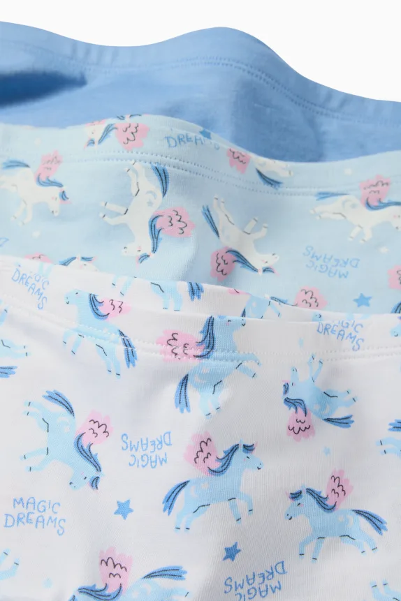 Multipack of 6 - Pegasus - shorts light blue