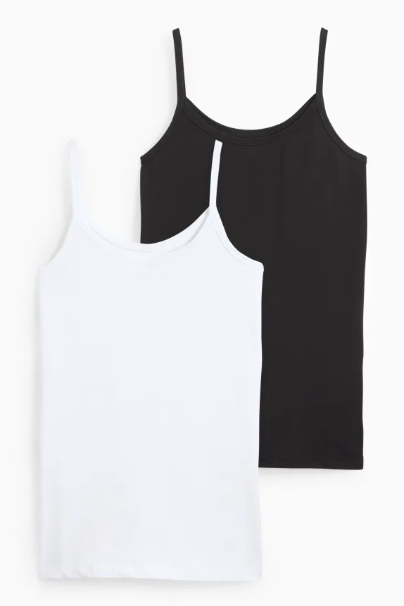 Multipack of 2 - camisole white