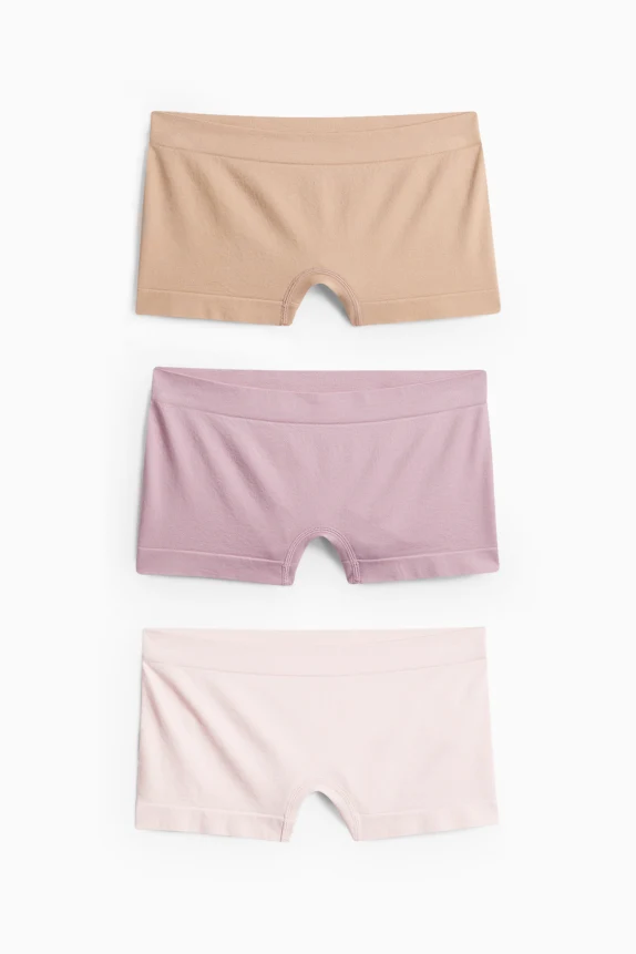Multipack of 3 - boxer shorts rose / beige