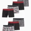 Multipack of 7 - city - boxer shorts black
