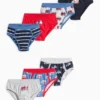 Multipack of 7 - police car, fire engine and ambulance - briefs light gray-melange