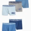 Multipack of 5 - shorts light blue