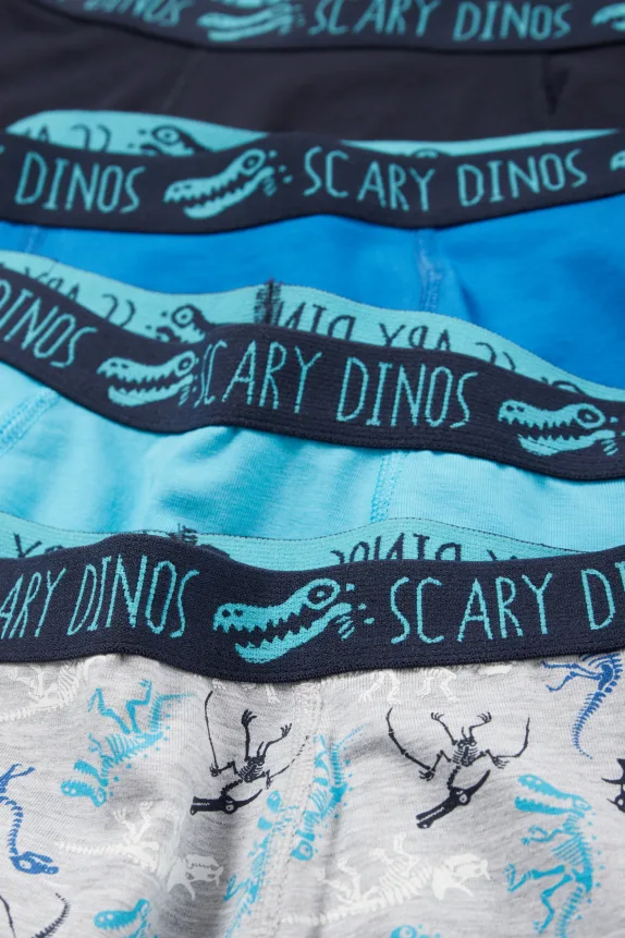 Multipack of 5 - dinosaur - boxer shorts dark blue