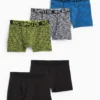 Multipack of 5 - boxer shorts black