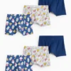 Multipack of 6 - popcorn and nachos - boxer shorts dark blue