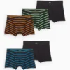 Multipack of 5 - boxer shorts - striped black