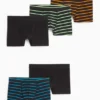 Multipack of 5 - boxer shorts - striped black