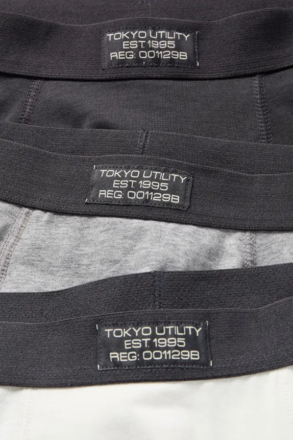 Multipack of 3 - boxer shorts dark gray