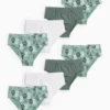 Multipack of 8 - dino and football - briefs green