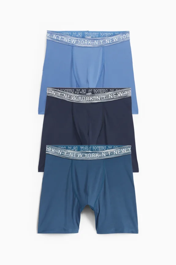 Multipack of 3 - New York - boxer shorts blue