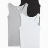 Multipack of 3 - vest gray