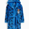 PAW Patrol - Chase - bathrobe with hood - patterned blue
