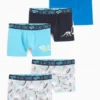 Multipack of 5 - dinosaur - boxer shorts dark blue