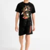 Sonic - short pyjamas - 2 piece red / black