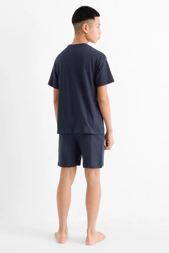 Fall Guys - short pyjamas - 2 piece dark blue