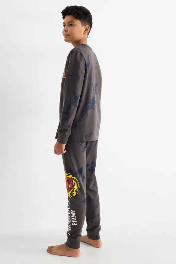 Stranger Things - pyjamas - 2 piece - patterned dark gray