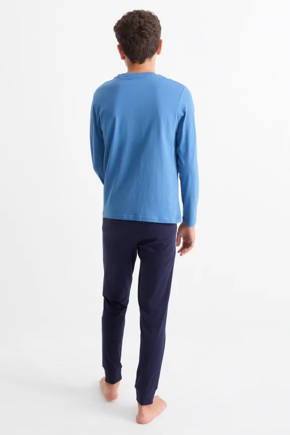 Multipack of 2 - gaming - pyjama top blue