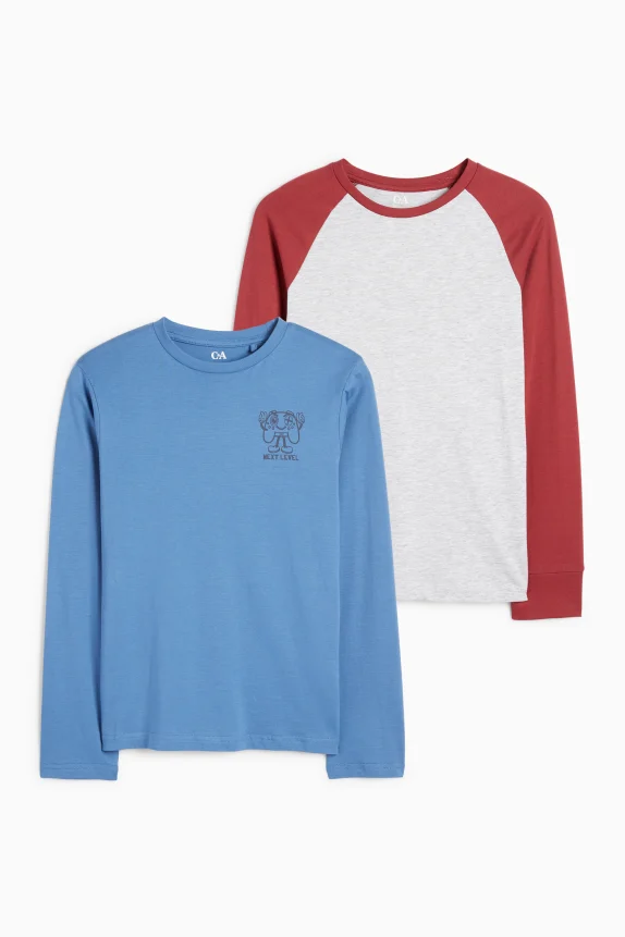 Multipack of 2 - gaming - pyjama top blue