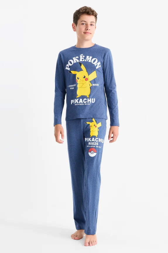 Pokémon - Pikachu - pyjamas - 2 piece dark blue