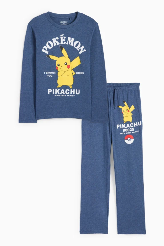 Pokémon - Pikachu - pyjamas - 2 piece dark blue
