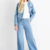 Wide leg jeans denim-light blue