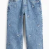 Bow - regular jeans denim-light blue