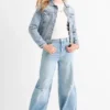 Wide leg jeans denim-light blue