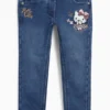 Hello Kitty - skinny jeans - thermal jeans blue denim
