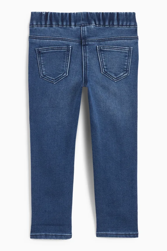 Hello Kitty - skinny jeans - thermal jeans blue denim