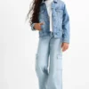 Cargo jegging jeans light blue