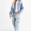 Cargo jeans denim-light blue