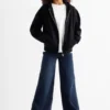 Wide leg jeggings denim-dark blue