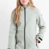 Softshell jacket with hood - waterproof gray