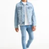 Multipack of 2 - skinny jeans - extra-narrow waistband blue denim
