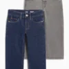 Multipack of 2 - straight jeans denim-dark blue