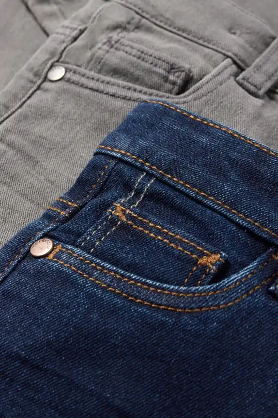 Multipack of 2 - straight jeans denim-dark blue