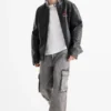 Cargo jeans denim-gray