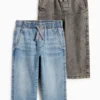 Multipack of 2 - relaxed jeans - thermal jeans blue / gray