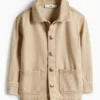 Shirt jacket beige