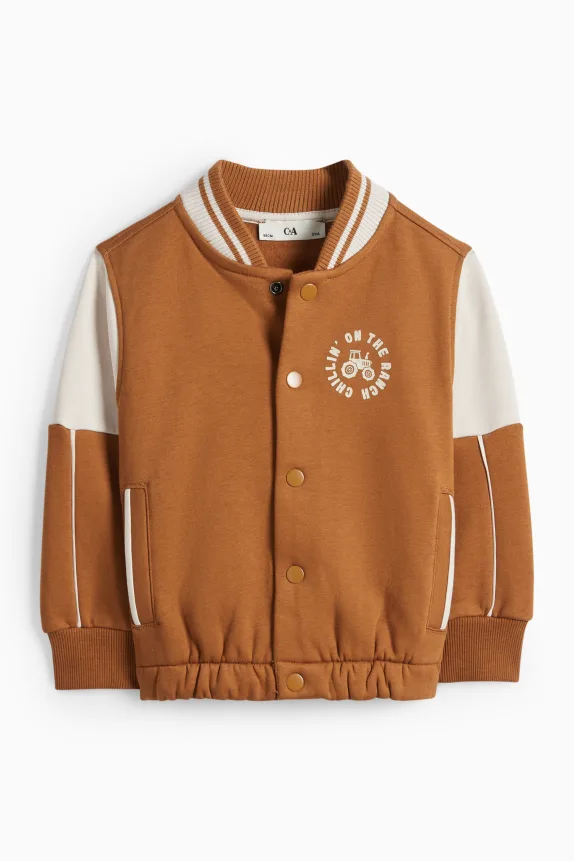 Tractor - varsity jacket brown