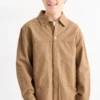 Shirt jacket brown