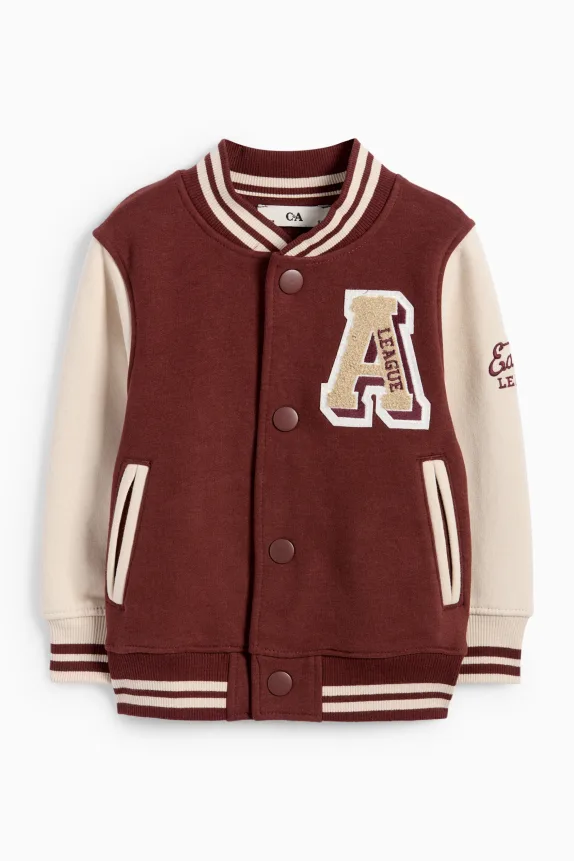 Varsity jacket rust
