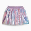 Sequin skirt light violet