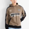 Racing - hoodie light brown