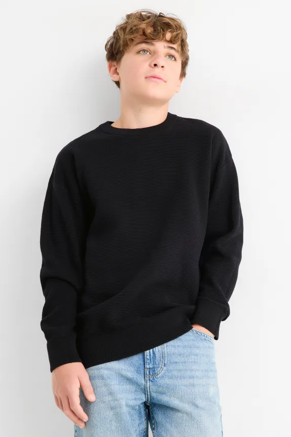Jumper - ribbed black